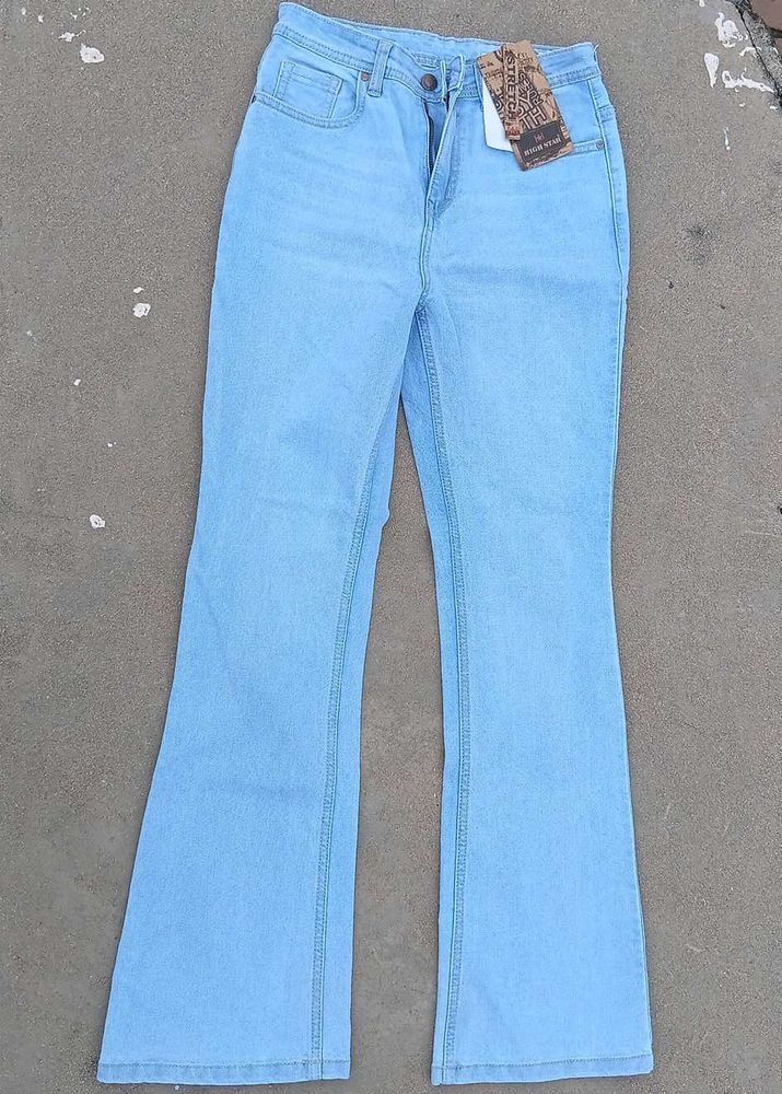Light Blue Flared Bootcut Jeans 👖