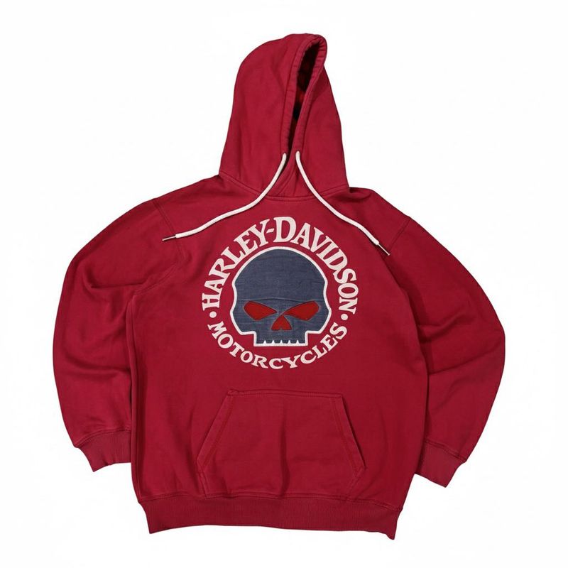 Harley-Davidson Red Skull Hoodie
