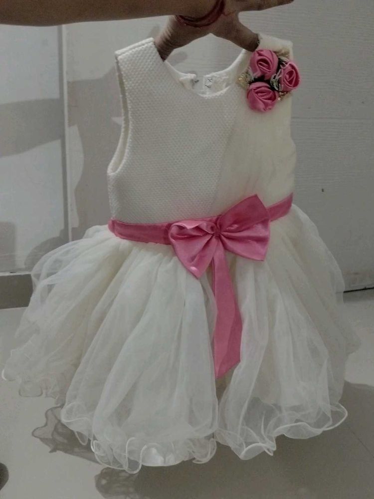 Party Wear Frock For 1-2 Year Girl