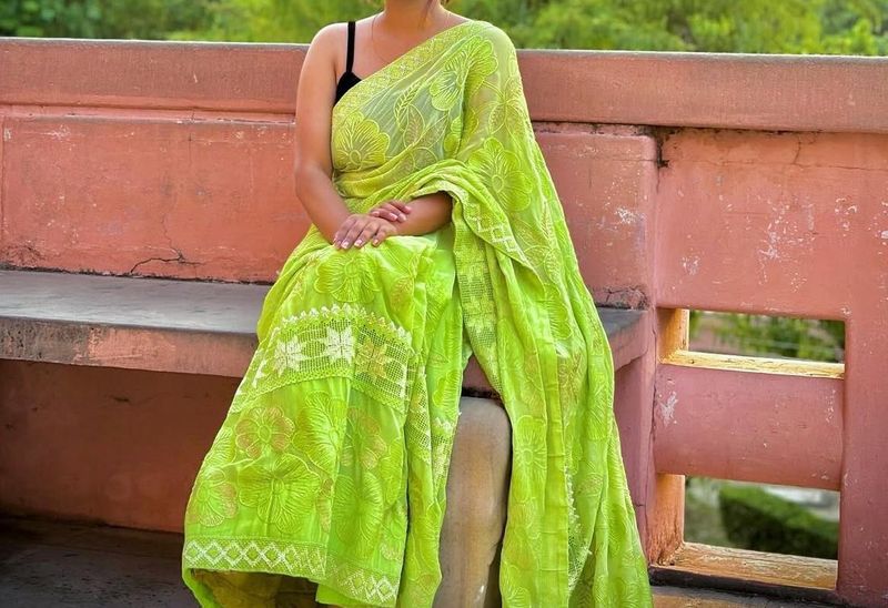 Elegant Green Saree