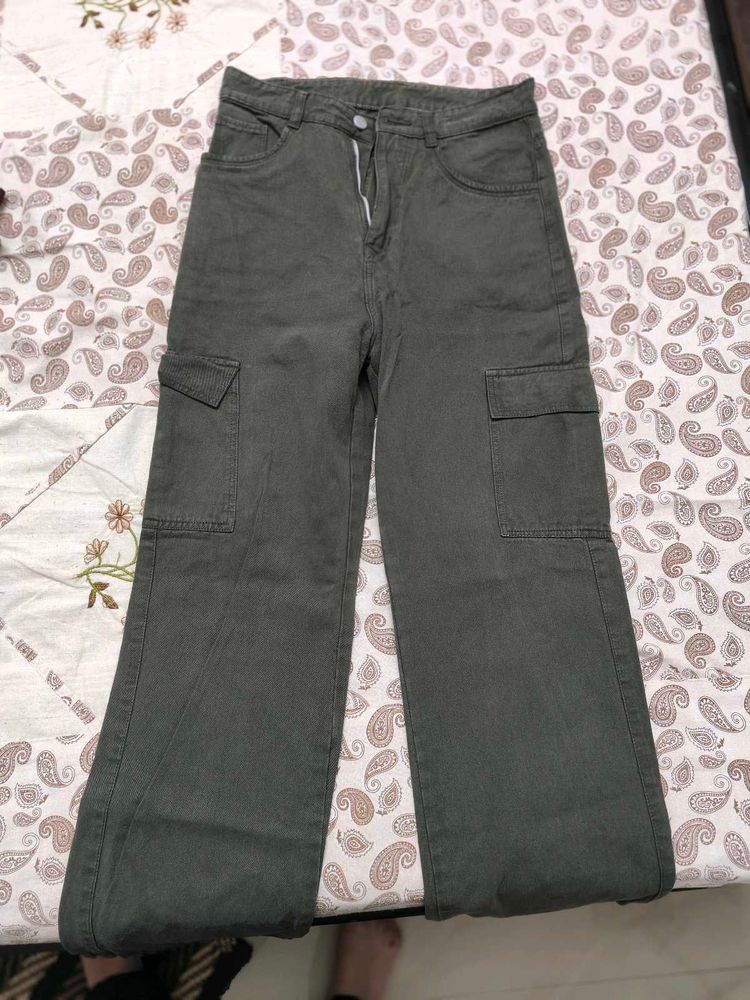 Olive Green Cargo Pants