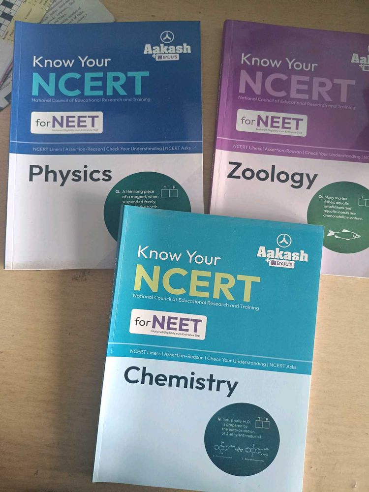 Know Your NCERT - NEET Books all subjects availabl