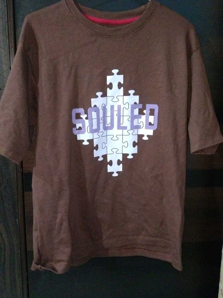 Souled Brown Graphic Tee