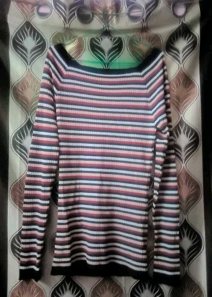 Striped Long Sleeve Top