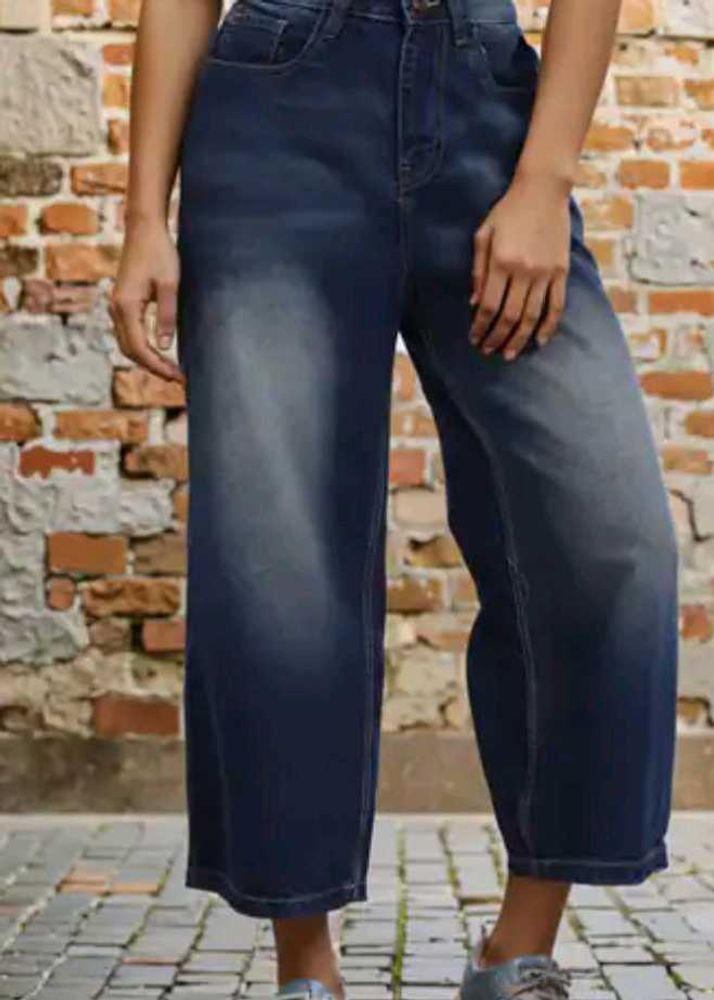 Wide Leg Cropped Jeans