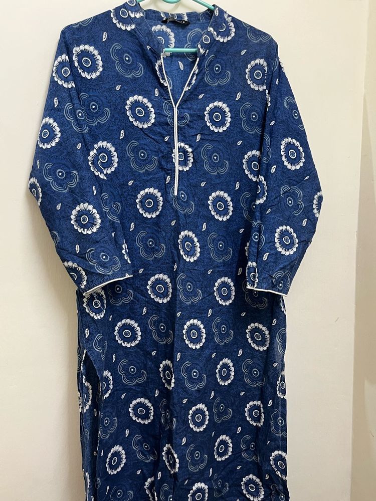 Floral Print Kurta