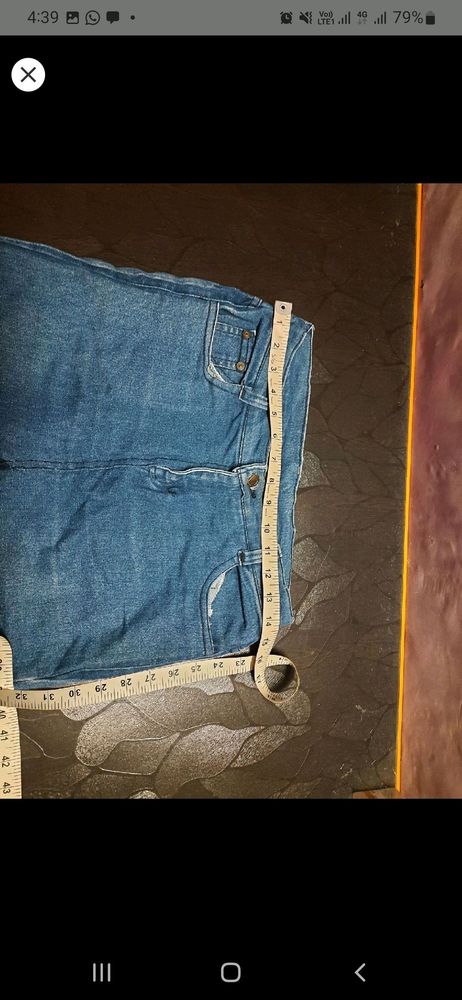 navy blue jeans