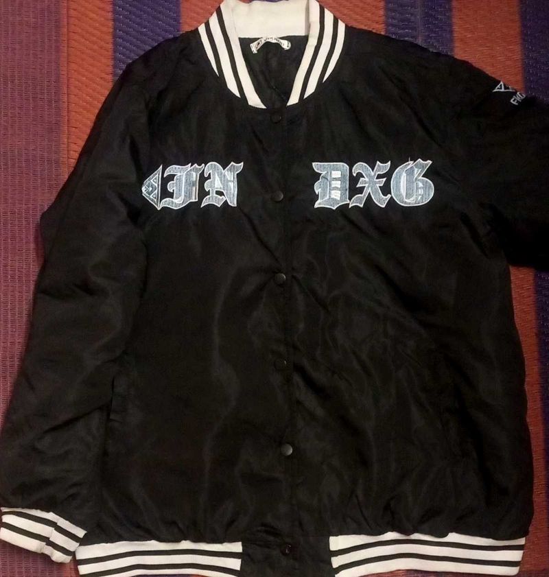 Embroidered Varsity Jacket