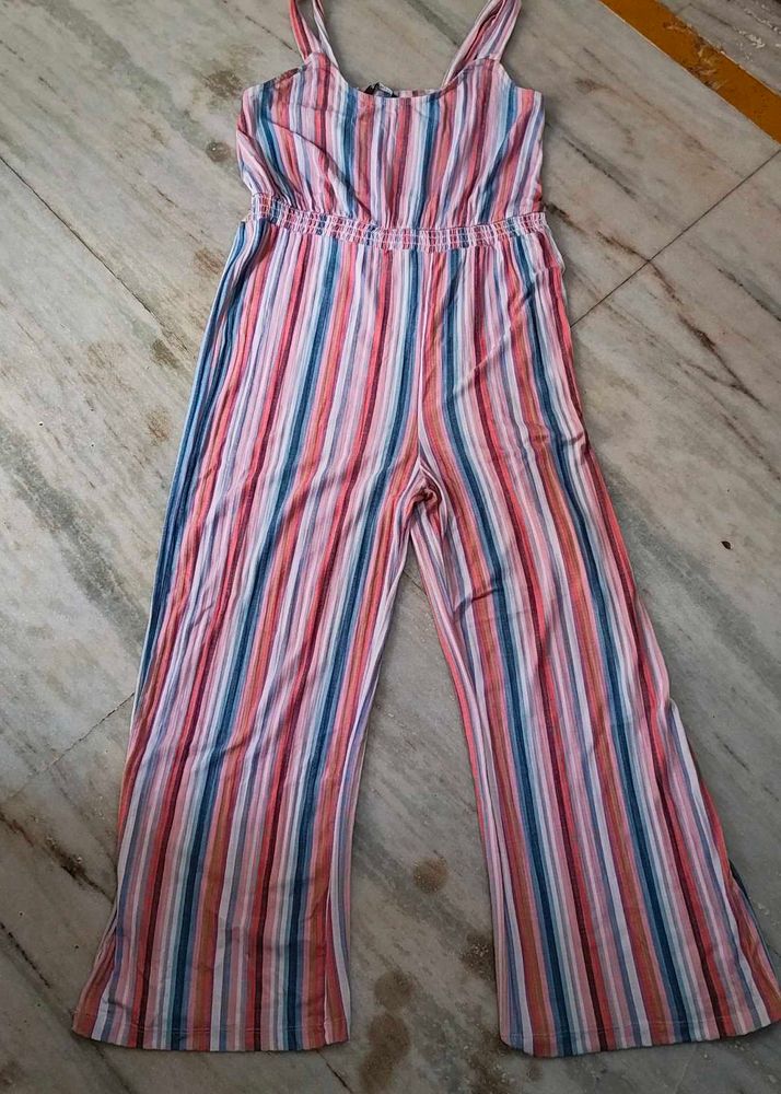 Striped Jumpsuit