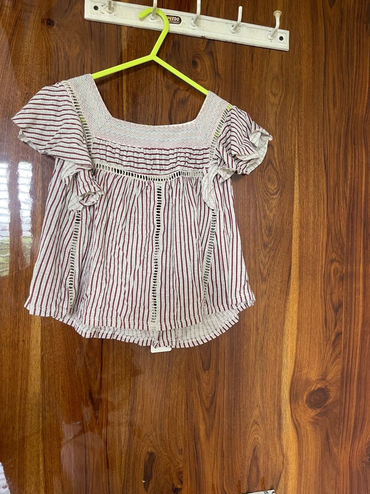 Striped Girls Top
