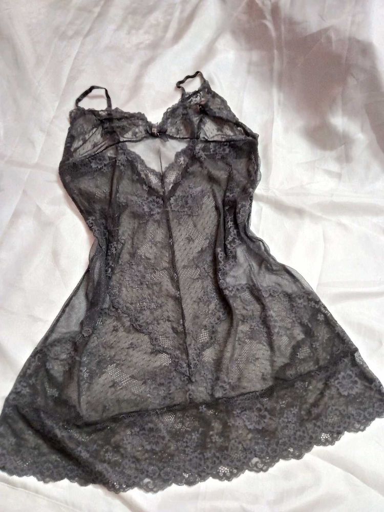 Lace Babydoll Slip Dress