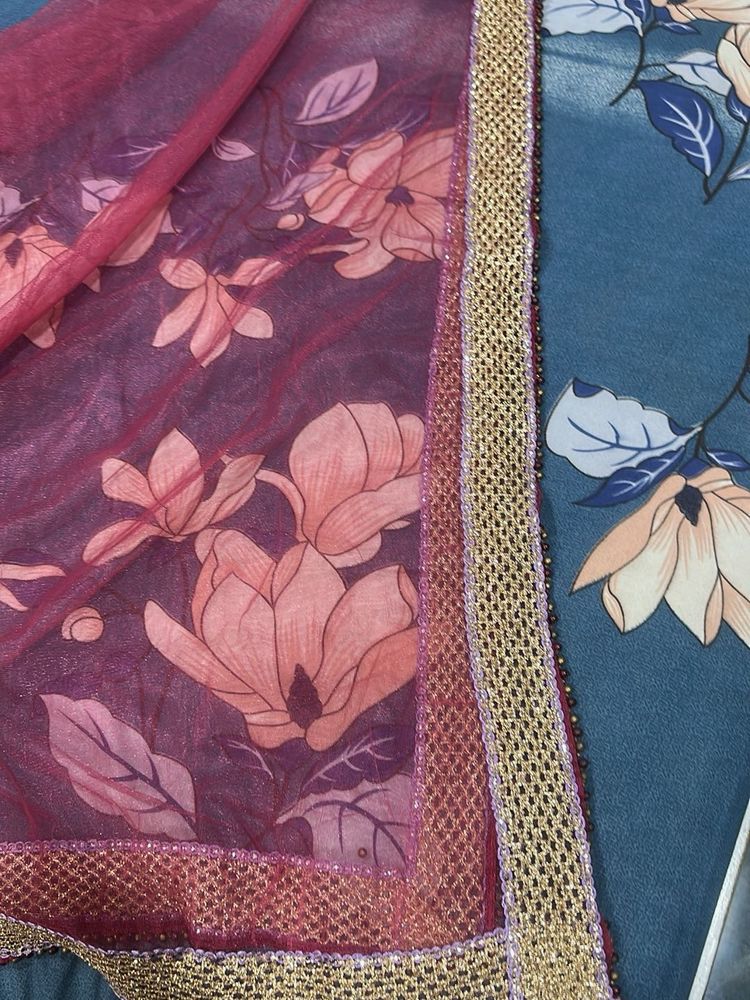 Floral Print Dupatta