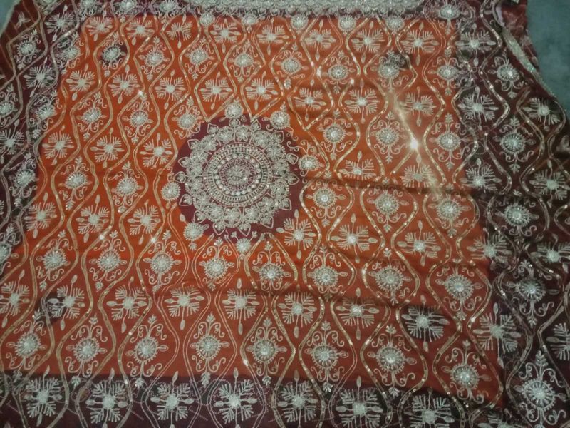 Embroidered Ethnic Dress Material