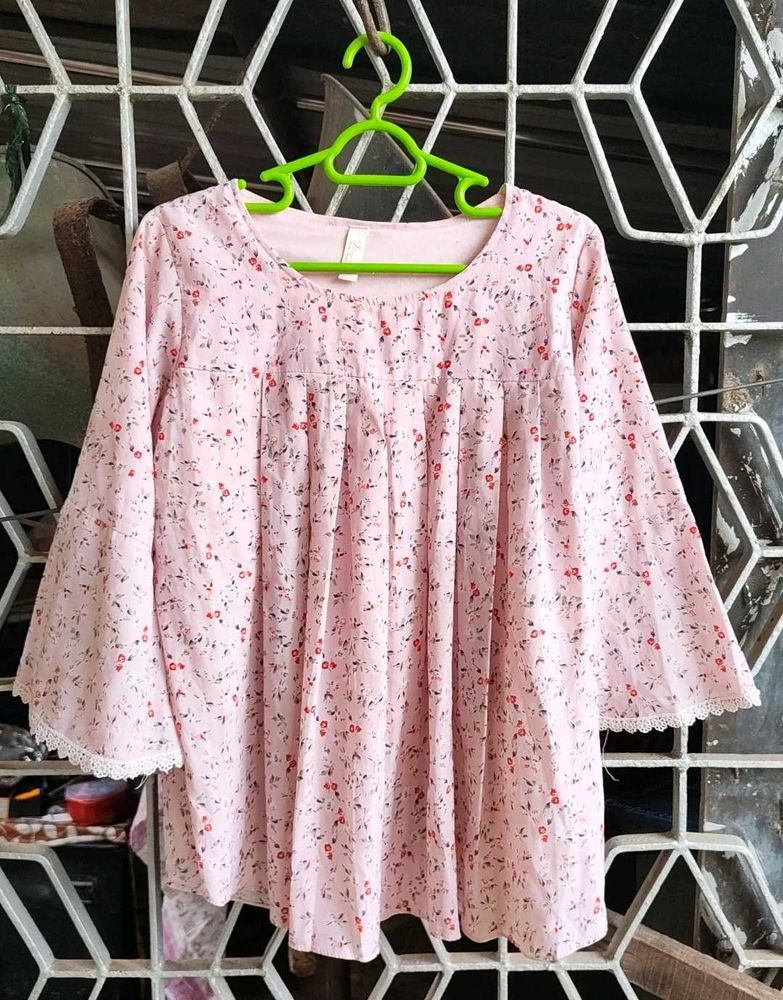 pink floral tops for women