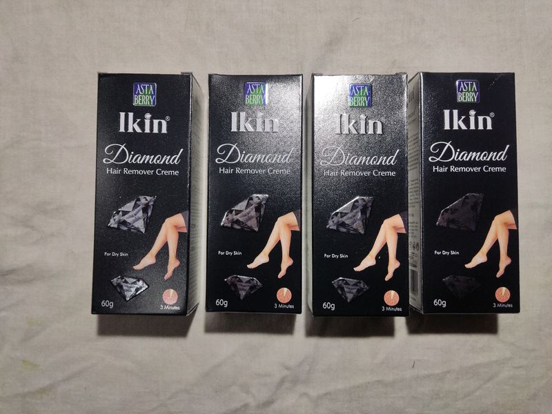 Asta Berry Diamond Hair Removal Cream 60 Gm 4 Pcs