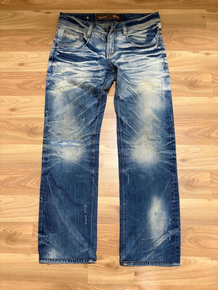 WIM Vintage Distressed Denim Jeans
