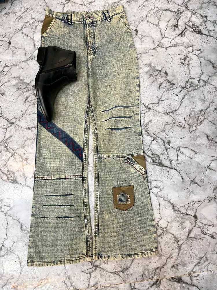 Distressed Denim Jeans