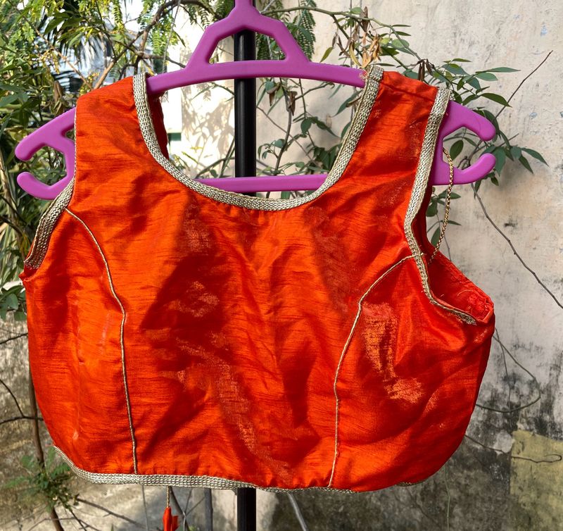 Orange Blouse (gotapattii)