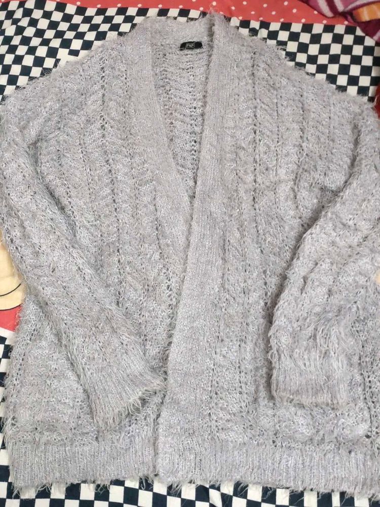 Cozy Grey Cardigan