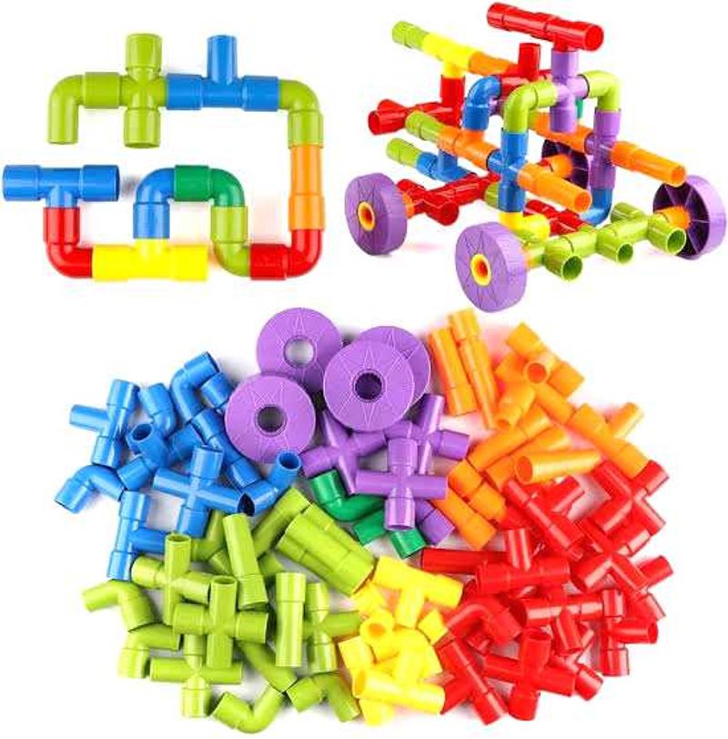 Pipe Building Blocks Game