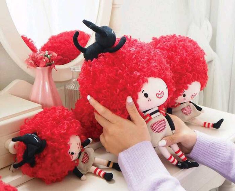 Cute Red Haired Doll