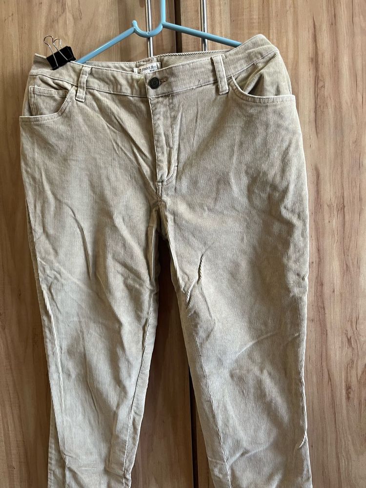 Khaki Corduroy Pants- Worn Once