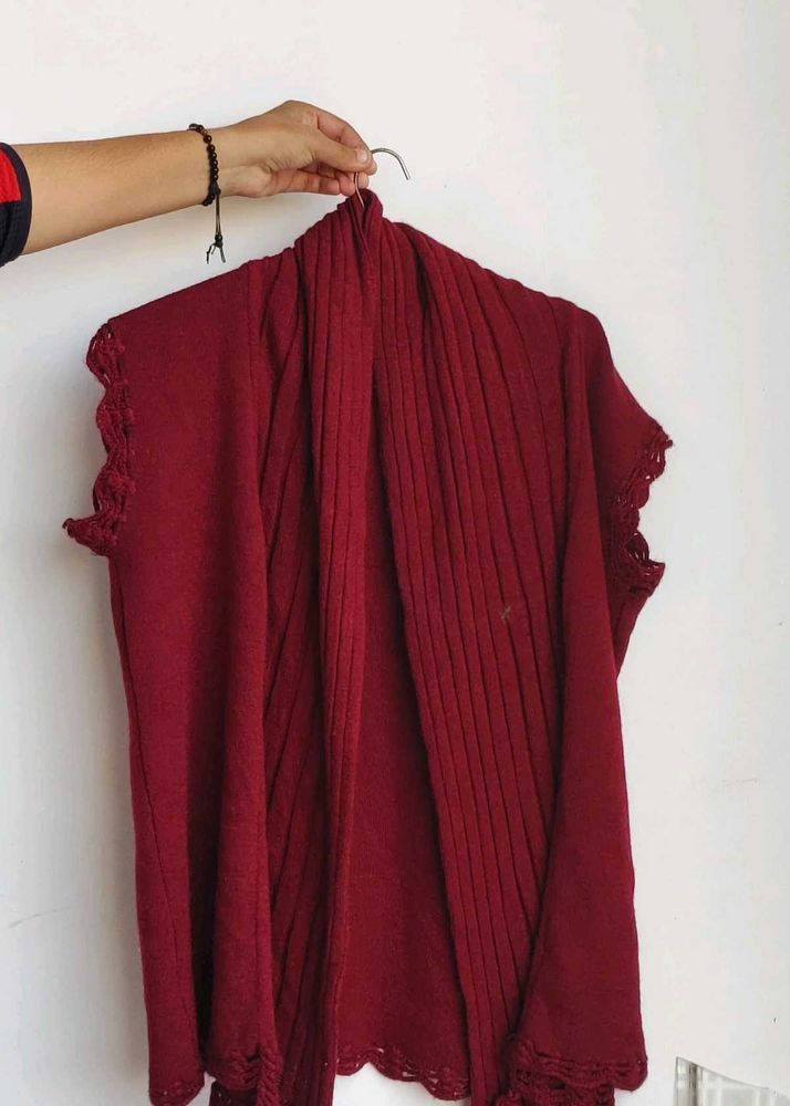 Burgundy Knit Cardigan❤️
