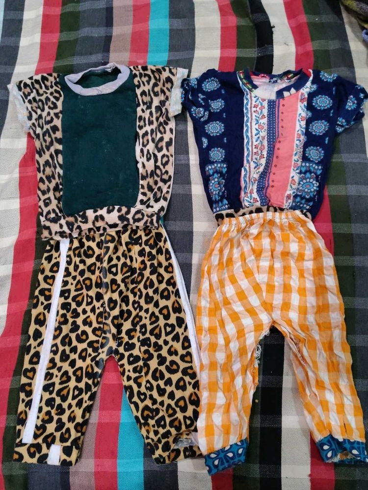 Pack Of 2 Baby Girl Dress Set..