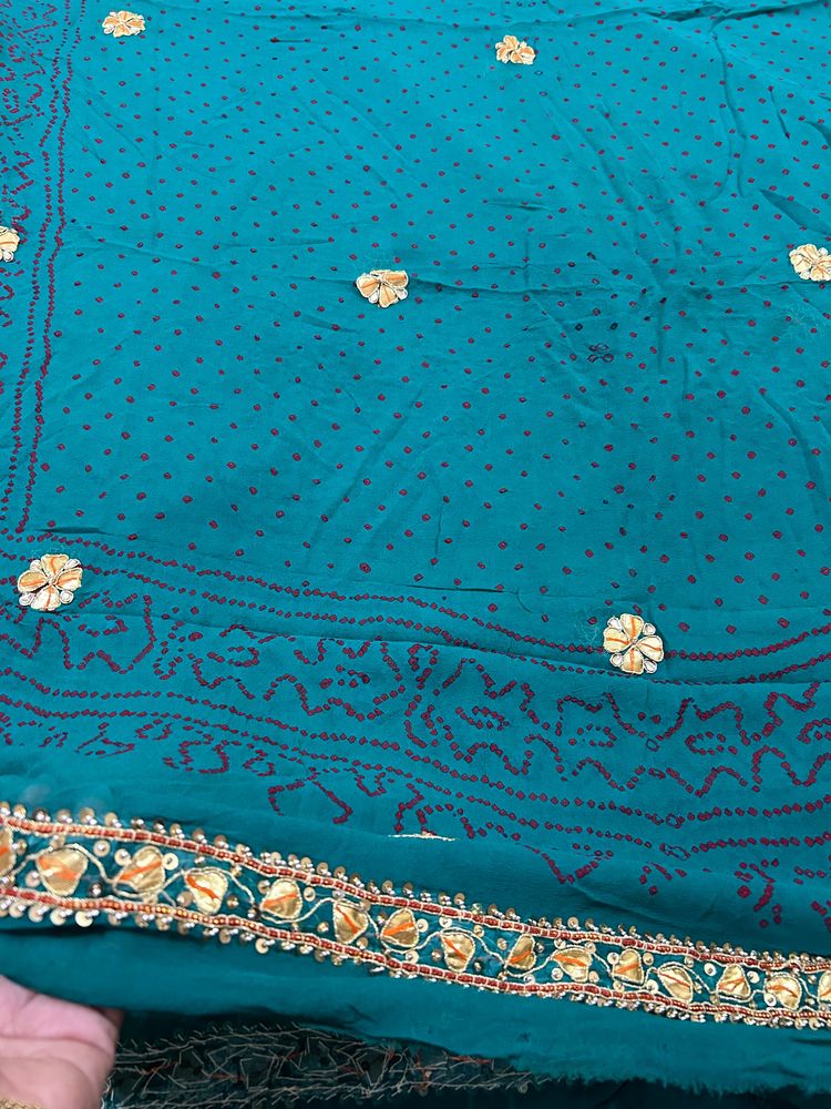 Pure Chiffon Small Badhej Gota Work Dupatta