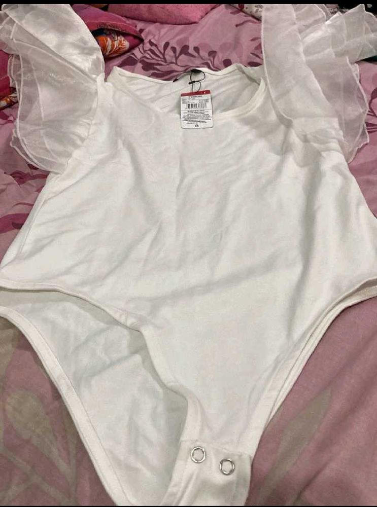 New Butterfly Sleeve Bodysuit