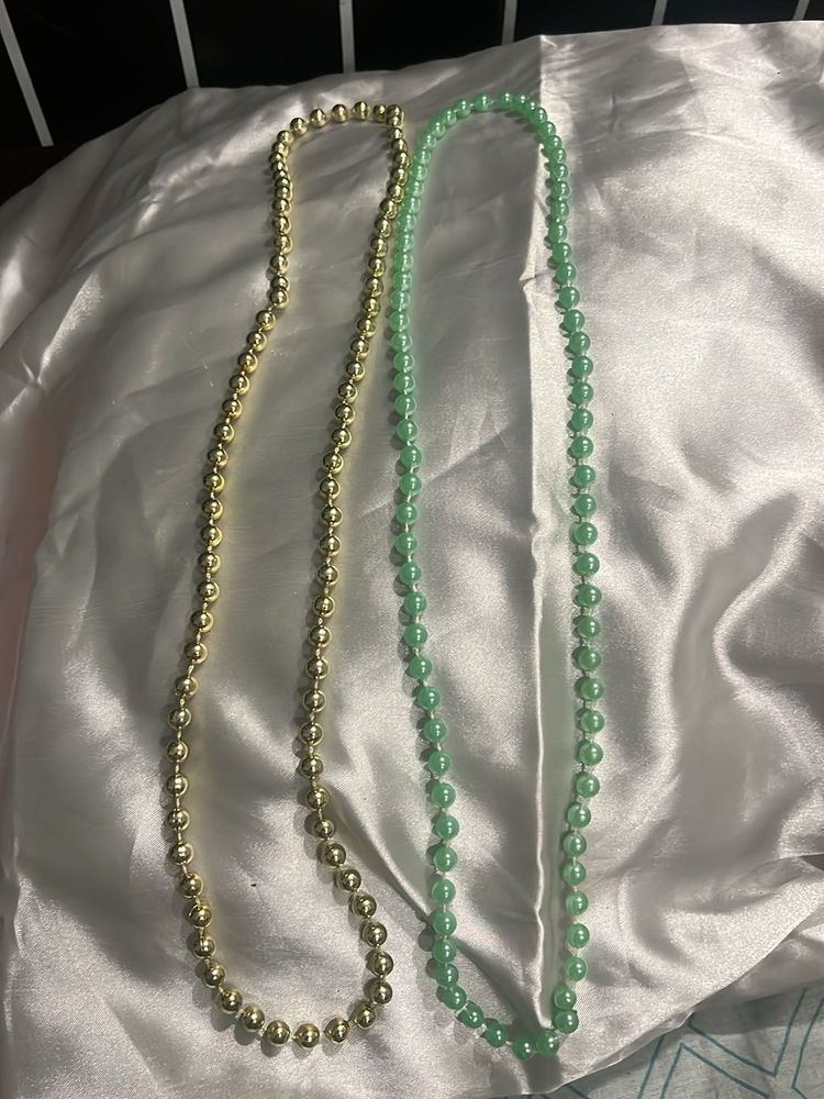 Beaded Necklaces (Set of 2)