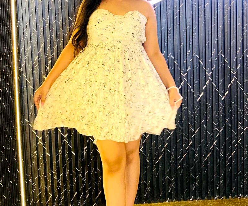 Tube Flared Barbie Birthday Dress