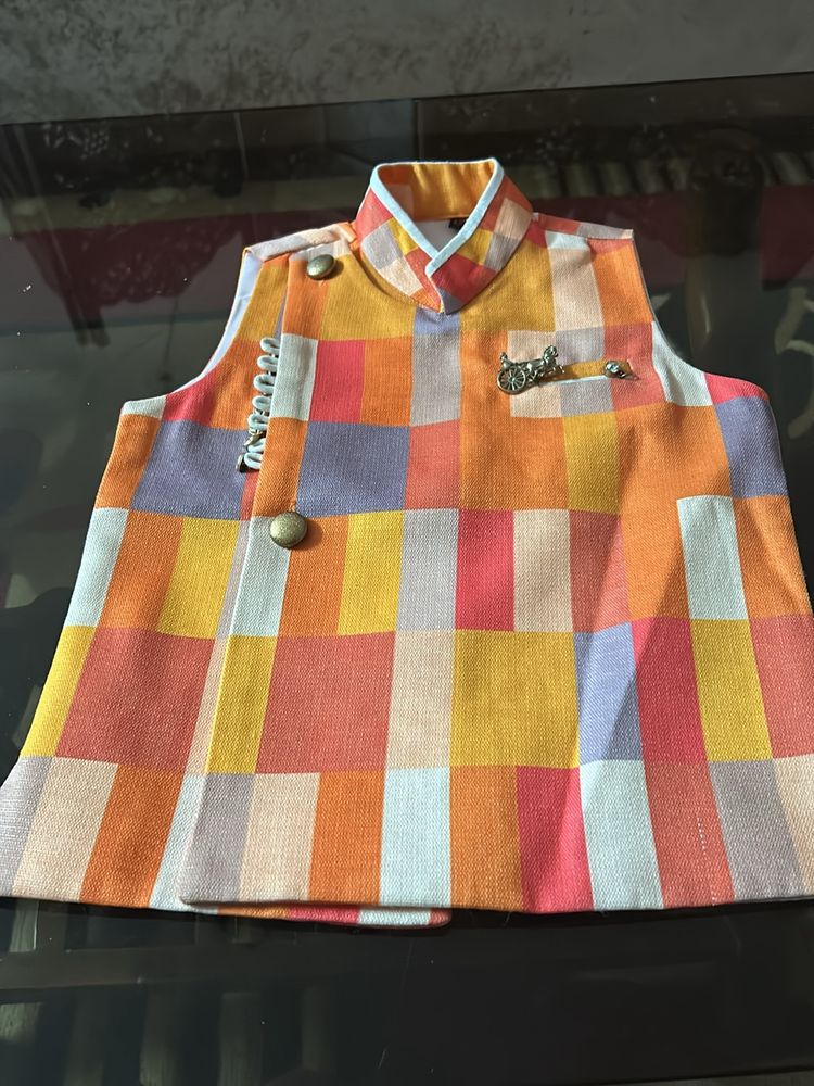 Kids Without Sleeve Jacket