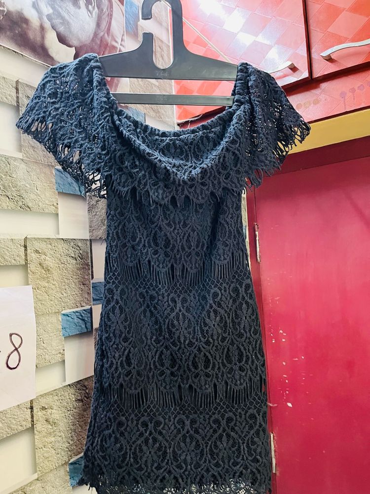 Lace Off-Shoulder Dress