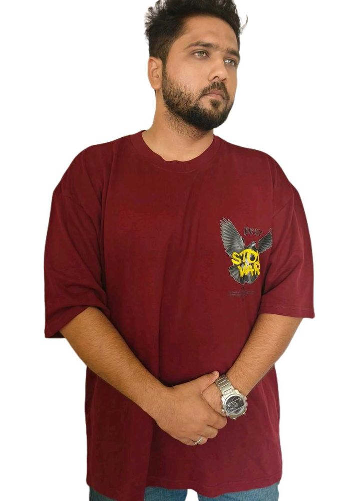 Maroon Graphic Tee