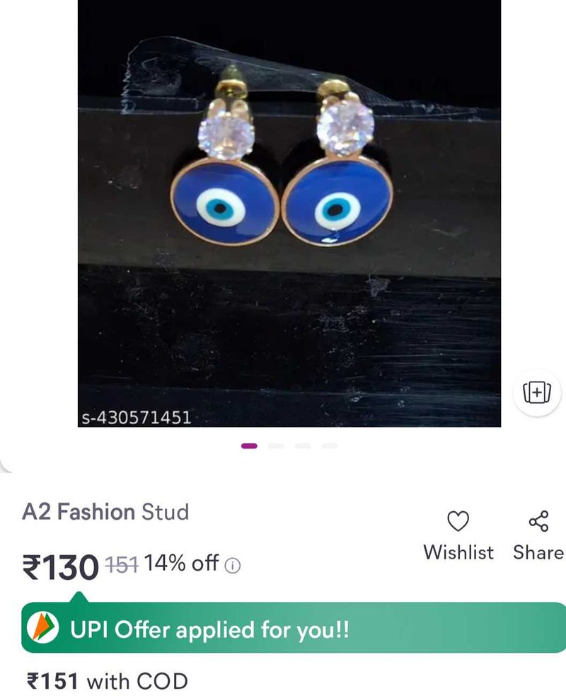 Evil Eye Earrings