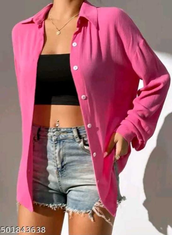 Pink Button-Down Shirt