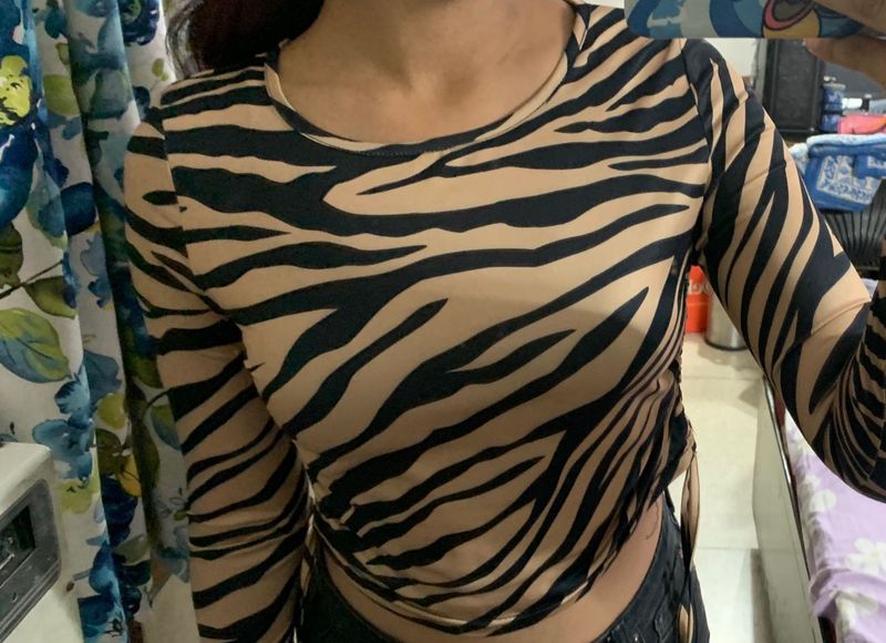 Tiger Print Top