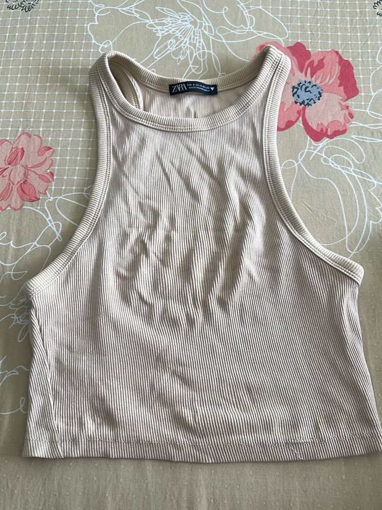 Zara Beige Tank Top
