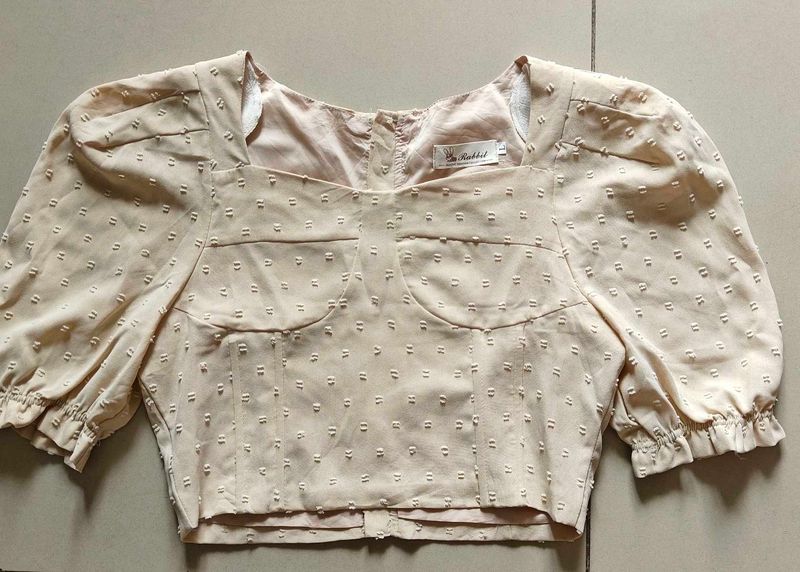 Cute Puff Sleeve Top