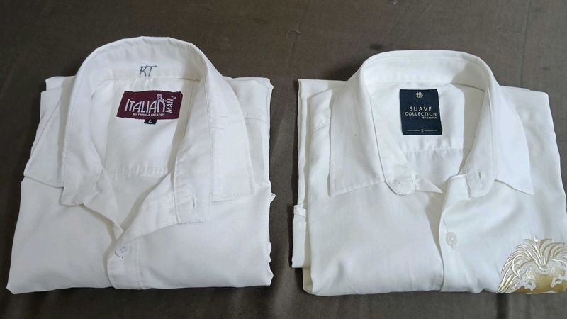 2 White Ruff Shirt