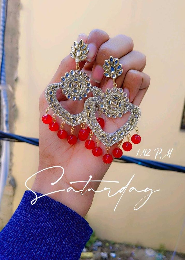 Stylish Heart Earrings