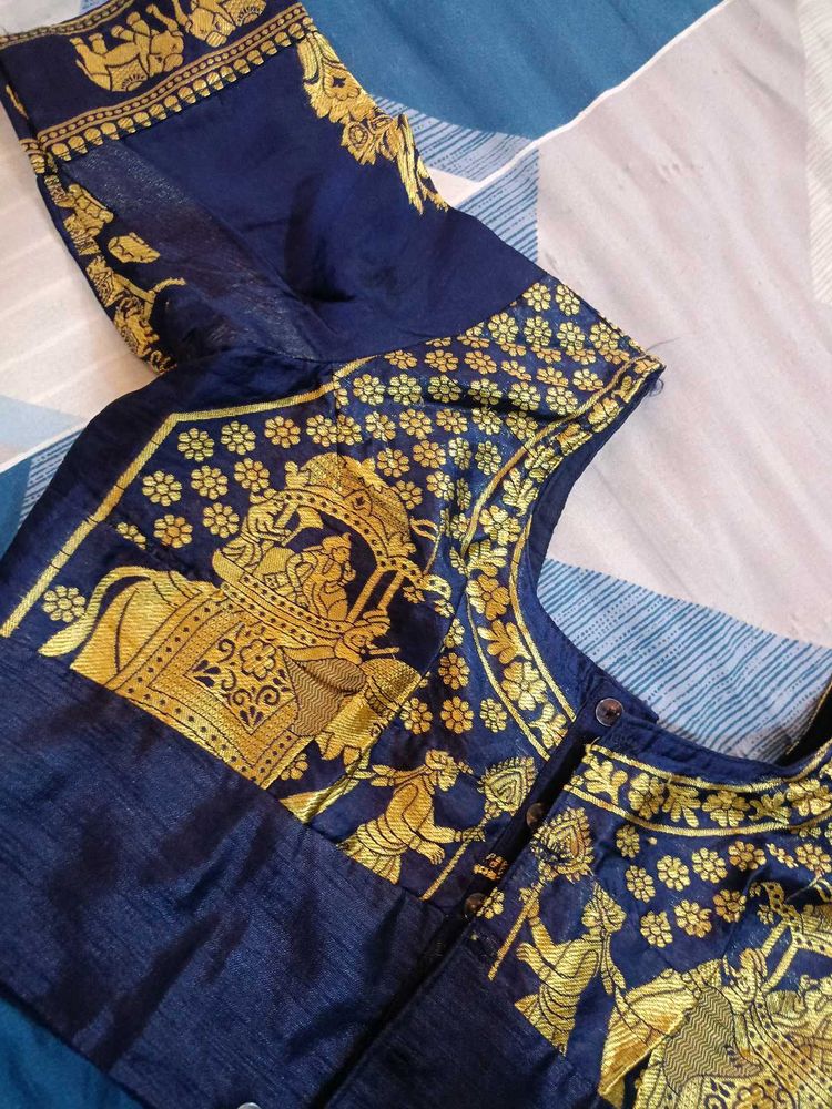 Elegant Blue Blouse