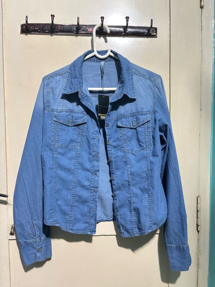 Max Fashion Denim Shirt – Women’s (Size L)