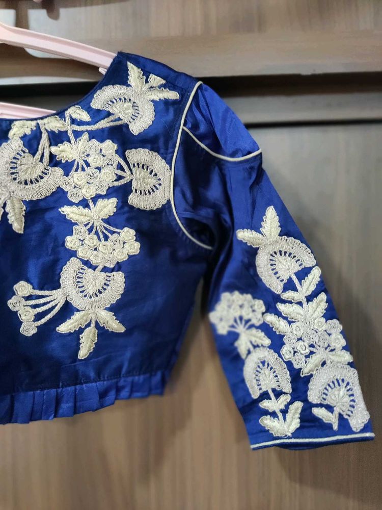 Elegant Navy Blue Lehenga Choli