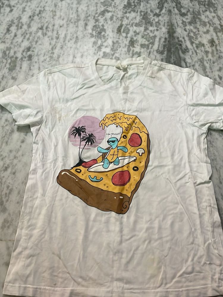 Pizza Turtle Tee