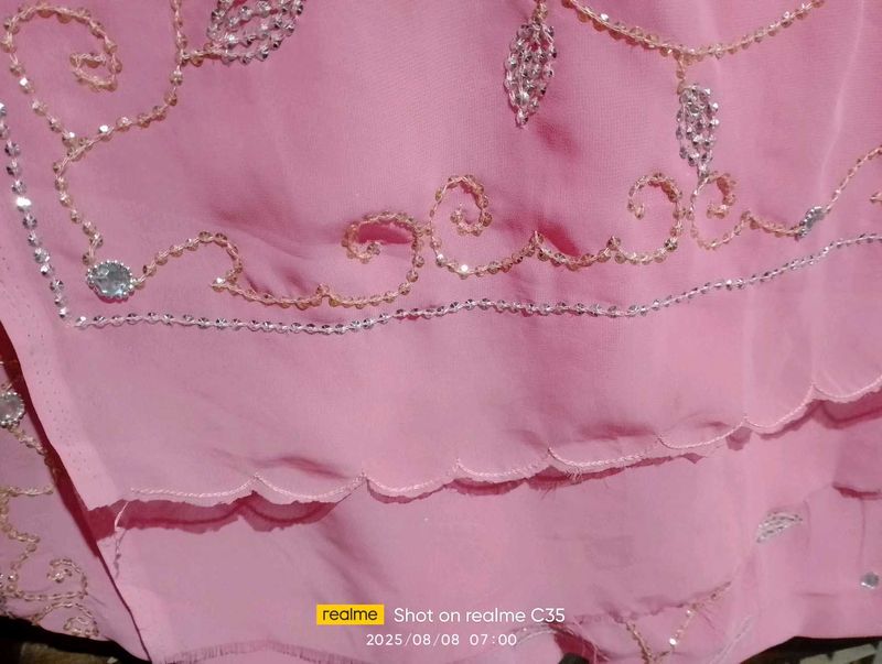 Pink Embellished Fabric🔥🔥