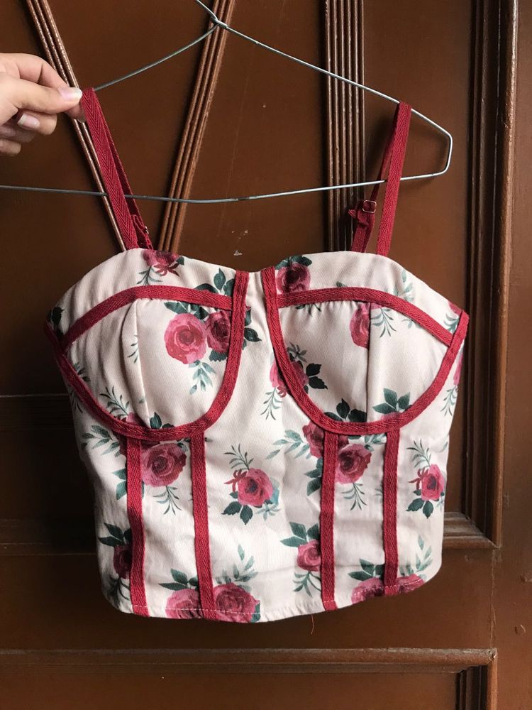 Floral Corset Top