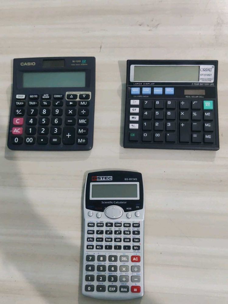 Calculators - 3 Units