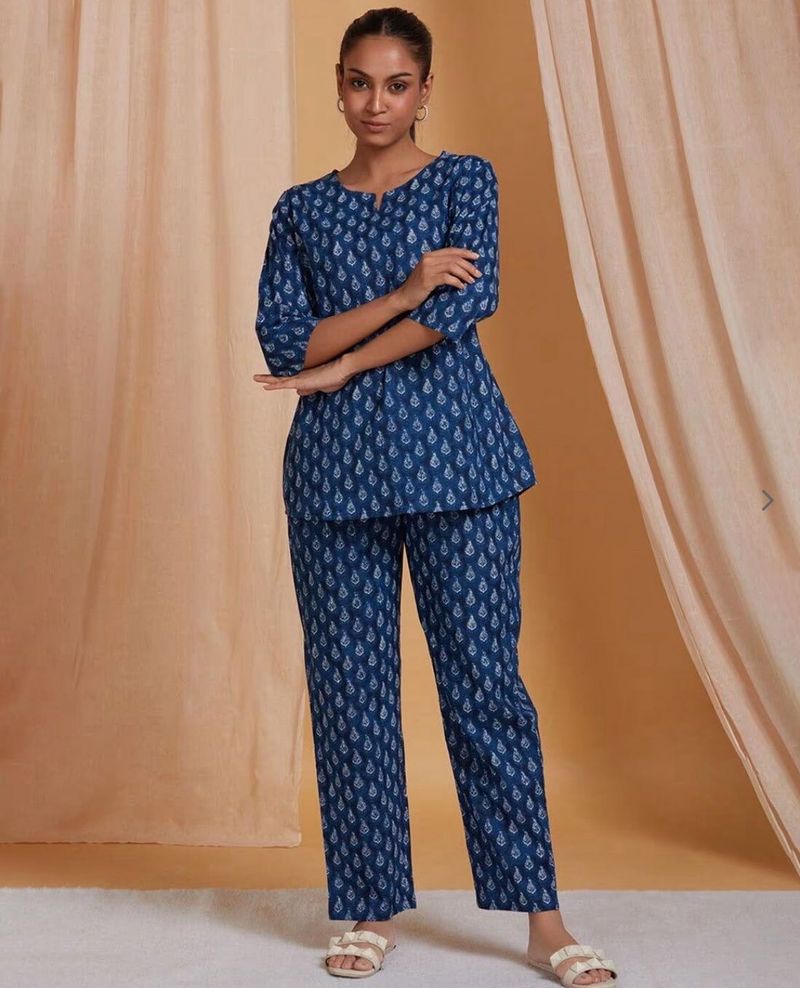 Printed Kurta with Pants Set